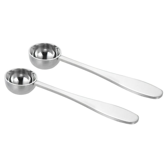 2 Pack 5 Ml TeaSpoon Scoop, Stainless Steel Measuring Spoon for Loose Leaf Tea, Silver