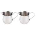thumbnail image 1 of (2 Pack) 5-Ounce Stainless Steel , 150 ml. -Shaped Serving Cream Pitcher, 1 of 3