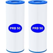 2 Pack 50 sq.ft Spa Hot Tub Filters for Pleatco PRB50-IN, Unicel C-4950, Jacuzzi J210, J220, J235, J245, J275, Filbur FC-2390, 03FIL1600, 373045, 5x13 Drop in Spa Filter