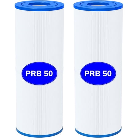2 Pack 50 sq.ft Spa Hot Tub Filters for Pleatco PRB50-IN, Unicel C-4950, Jacuzzi J210, J220, J235, J245, J275, Filbur FC-2390, 03FIL1600, 373045, 5x13 Drop in Spa Filter