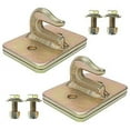 thumbnail image 1 of 2 Pack 516 Tractor Bucket Grab Hook  Grade 70 Forged Steel Bolt On Grab Hooks With Backer Plate For Tractor Bucket Rv Utv Truck, 1 of 5