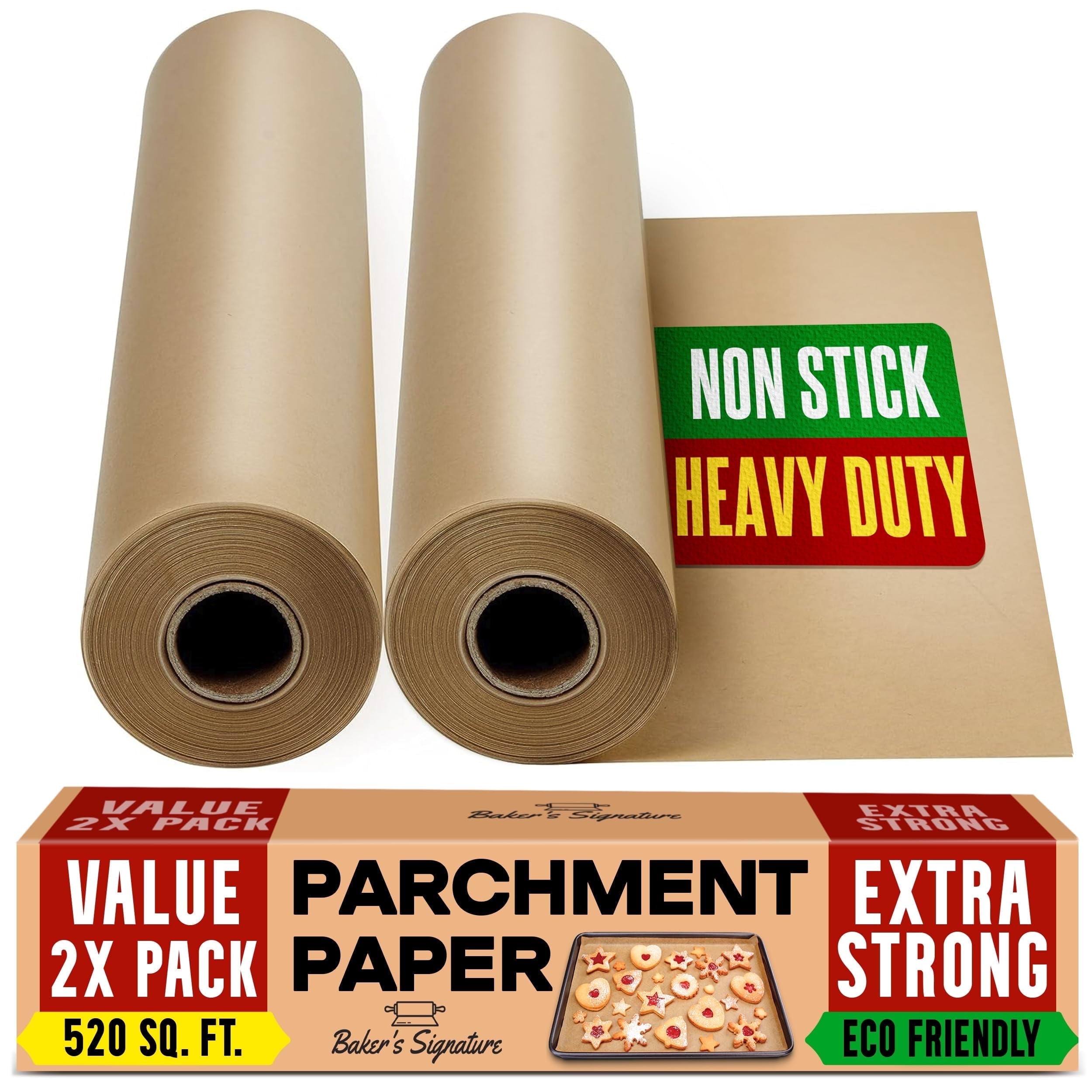 2 Pack 520 Sq Ft Parchment Paper For Baking 15 X 210ft Baking Paper 2-pack-520-sq-ft-parchment-paper-for-baking-15-x-210ft-baking-paper