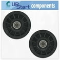 thumbnail image 1 of 2-Pack 532194327 Flat Idler Pulley Replacement for Poulan PBGT26H54 (405231) Lawn Tractor - Compatible with 194327 Pulley, 1 of 4