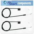 thumbnail image 1 of 2-Pack 532427497 Engine Zone Control Cable Replacement for Husqvarna LC221RH (96145003200) (2016-09) Lawn Mower: Consumer Walk Behind - Compatible with 427497 Control Cable, 1 of 4