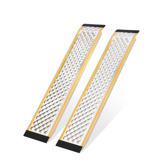 2-Pack 57 Inch 800LBS Anti-Slip Aluminum Lawn Mower Loading Ramps