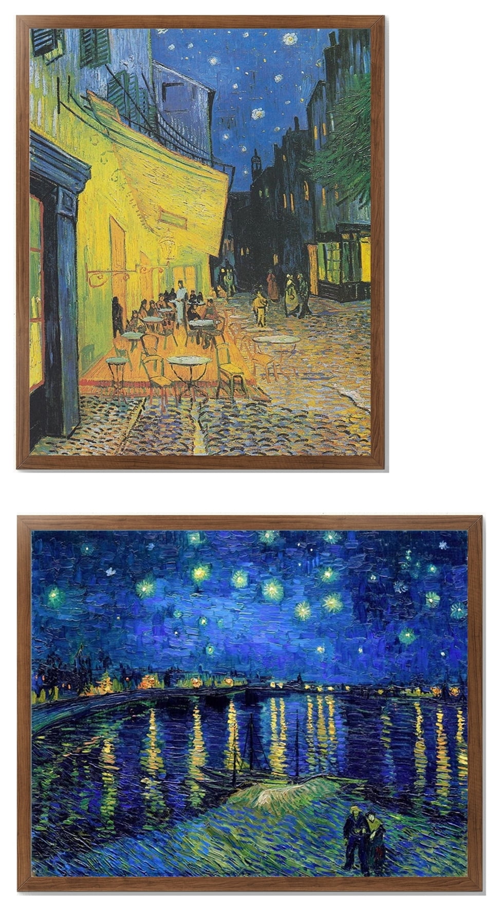 NIHO-JIUMA Van Gogh Diamond Painting Kit 2-Pack - Full Drill 5D DIY Art For Adults, 30x40cm (12x16 Inch)