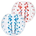 thumbnail image 1 of 2-Pack 5FT Inflatable Bumper Balls - 0.8mm Thick PVC Human Hamster Bubble Balls for Adults & Teens - Sumo Zorb Ball Game for Outdoor Team Play, 1 of 11