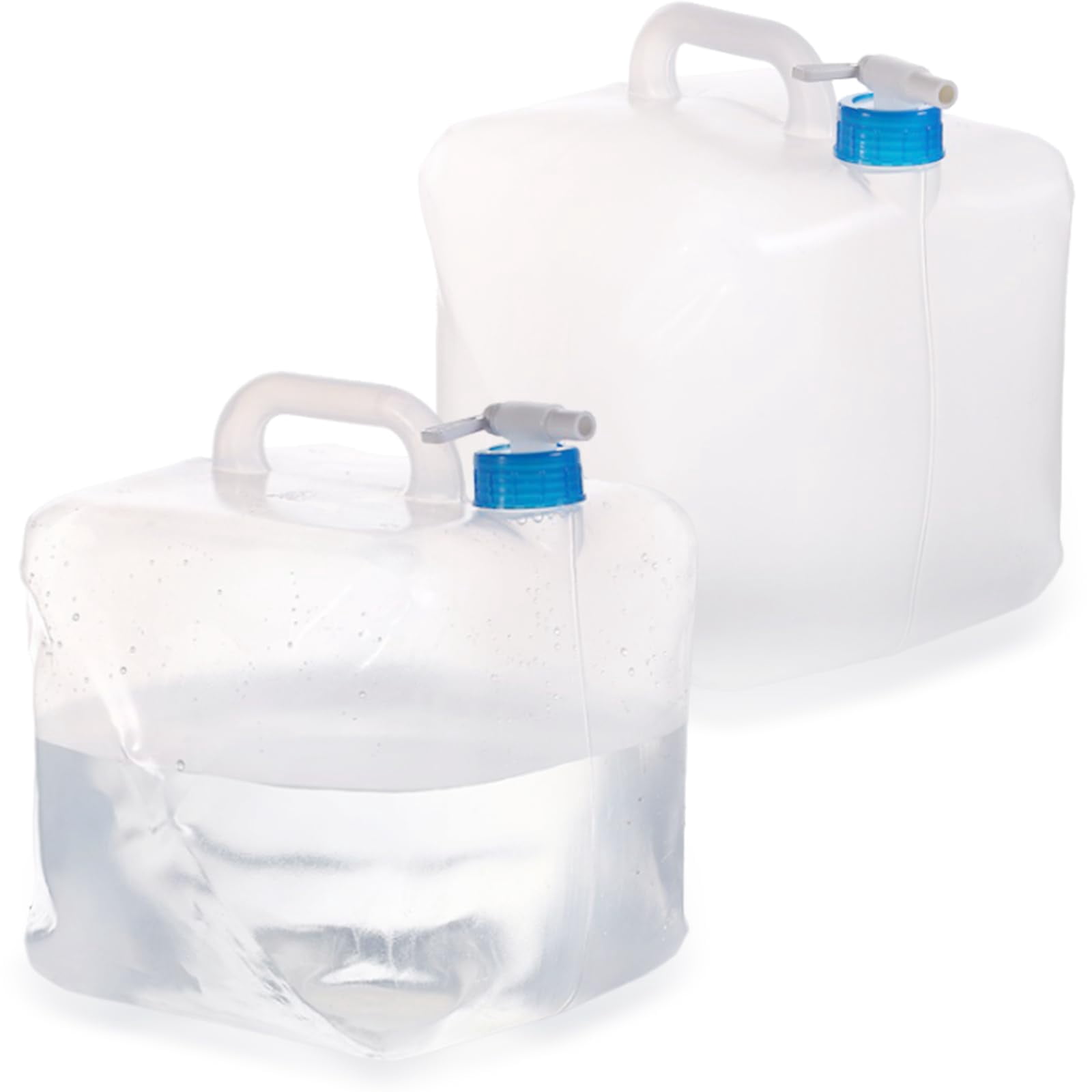 2 Pack 5L Collapsible Container Foldable Water Jug Portable Camping ...