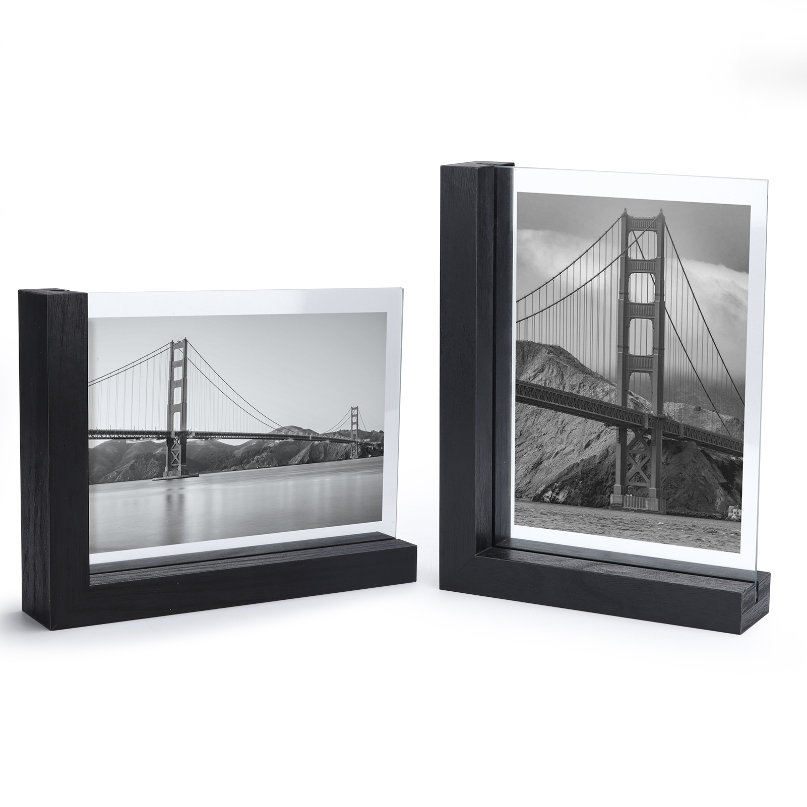 Mainstays 5x7 Live Edge Decorative Tabletop Picture Frame