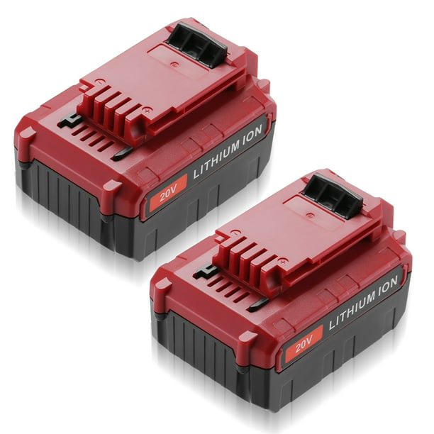 2 Pack 6.0Ah 20V Lithium Ion Battery for Porter Cable 20 Volt PCC685L PCC680L Power Tool