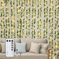 thumbnail image 1 of 2 Pack 6.56 Ft Vine Lights Green Ivy Vines String Lights Battery Operated, 40 LEDs Battery Powered Artifical Garland Plant Leaves with Light for Bedroom Holiday Patio Decor (Warm White), 1 of 10