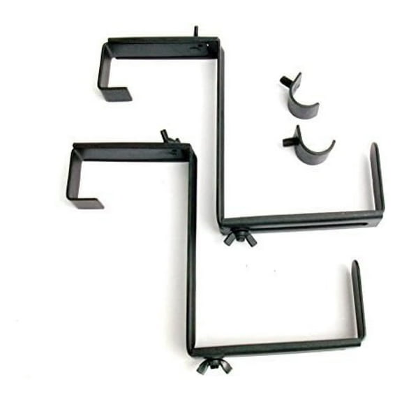 2-Pack 6.75-in Steel Window Box Brackets