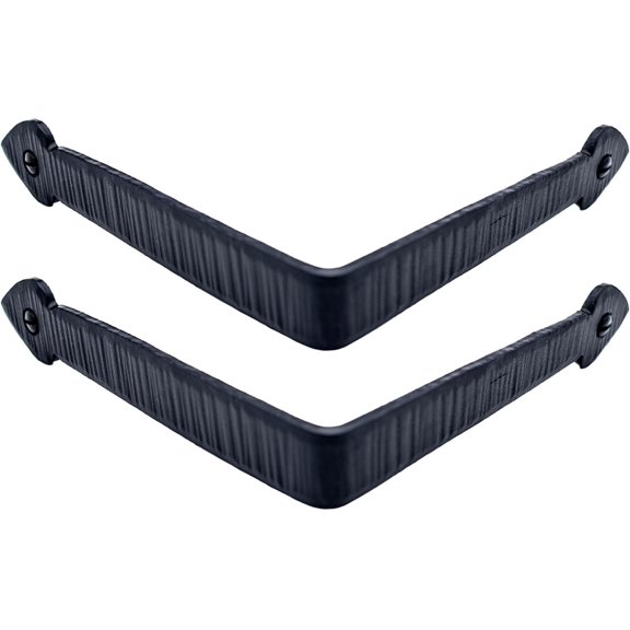 2 Pack - 6" Metal Corner Bracket for Furniture - Black - Handmade Decorative Corner Braces - Rustic Metal Corner Brackets for Tables, Desks, Shelves, Boxes and Chests - The Colonial Series