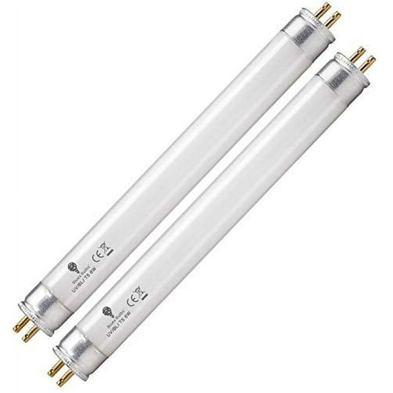 2 Pack 6 Watt Replacement Bulbs F6T5/BL Fluorescent Tube G5 Base 9 inch Full Length Replacement for DT2000XL and DT2000XLP and DT3012 by Bluex