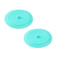 thumbnail image 1 of 2 Pack 6 inch Silicone Drain Cover, Bathtub Drain Stopper with Strong Suction, Hair Stopper for Bathroom Sink, Kitchen & Laundry Tub, 1 of 6