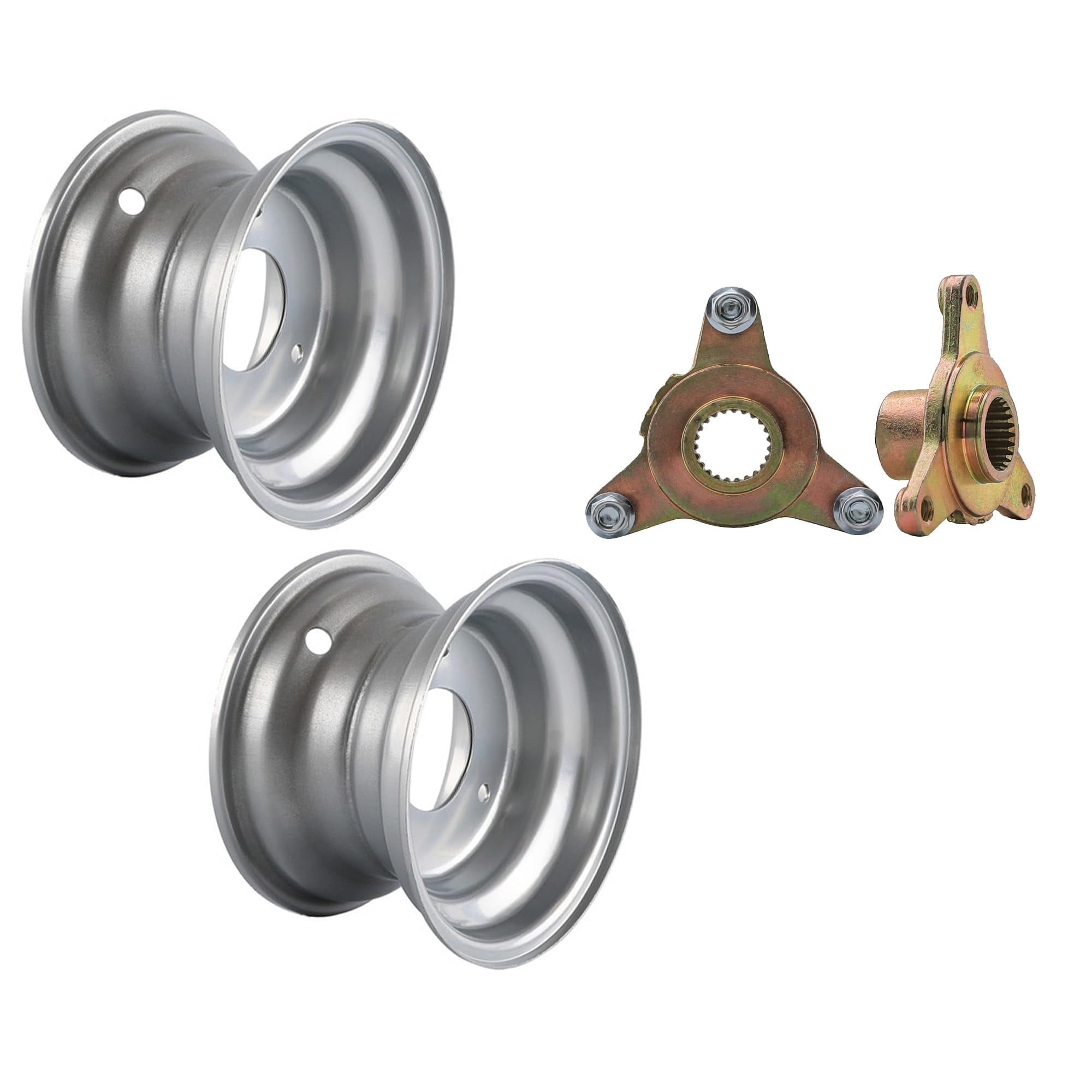 製品情報 | ホイール | BRADLEY π - フォーバイフォーエンジニアリングサービス : 4x4 Engineering Service 4スタッド23Tホイール車軸ハブペアフロントリアATV Quad Bull 4WD Go Kart Buggy Modificati