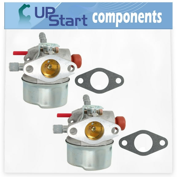 2-Pack 640350 Carburetor Replacement for Tecumseh LV195XA-362078E 4 Cycle Veritical Engine - Compatible with 640303 640271 Carburetor