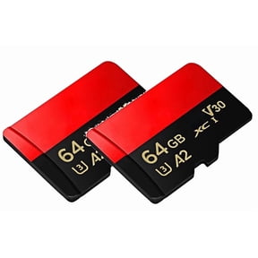 2 Pack 64GB For Micro SD Cards Memory Card U3 SDXC High Speed TF Card 4K Full HD Video for Phone, Camera, Security Cam, Tablet New