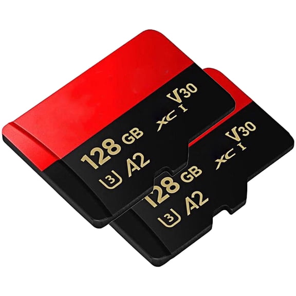 2 Pack 64GB For Micro SD Cards  Memory Card U3 SDXC High Speed TF Card 4K Full HD Video for Phone, Camera, Security Cam, Tablet New