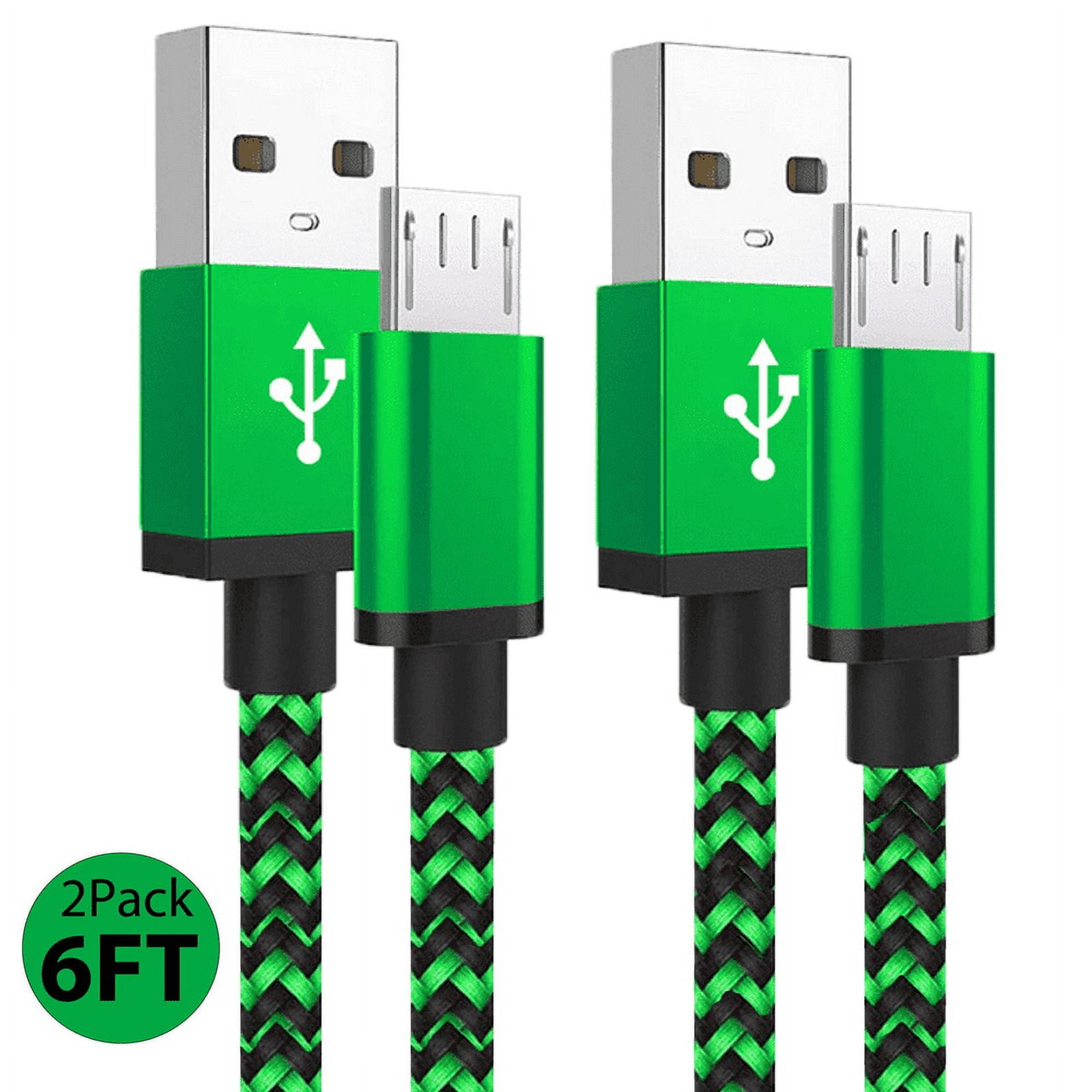 [2 Pack]6FT Micro USB Cable,XUDUO Micro Charger Cables Fast Charging