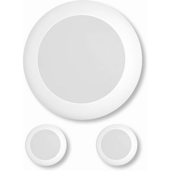 2 Pack 7.5 Inch LED Disk Lights Flush Mount Ceiling Light Fixture Dimmable 3000K/4000K/5000K 3 Color Selectable 1080LM 15W LED Disk Light for Kitchen, Laundry Room, Closet, Bathroom