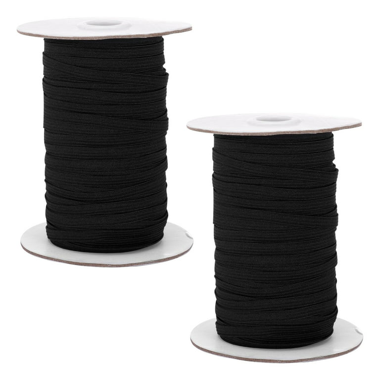 1/2/3/4/5mm High-Quality Round Elastic Band Cord Elastic Rubber white black  Stretch