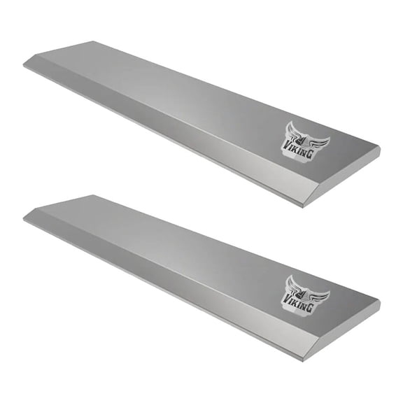 2 Pack 72"x8"x3/4" Weld-On Single Bevel Universal Bucket Cutting Edge Blade, Heavy Duty 500 HB Boron Steel for Skid Steer, Loader, Excavator, Bulldozers, Tractor Attachments