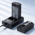 Stick Point Up 2 Pack 7200mAh Rechargeable Battery Packs and Dual Batteries Charger ...