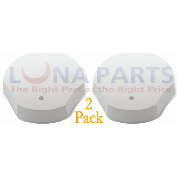 2 Pack 74009593 Burner Knob Gray For Jenn Air Range Cooktop Ap4097797 Ps2087007