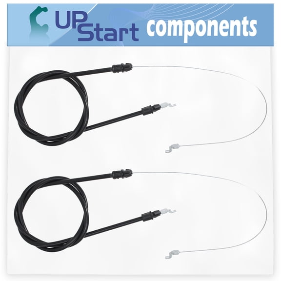 2-Pack 746-1113 Blade Control Cable Replacement for MTD 12A-559Q795 (2006) Walk-Behind Mower - Compatible with 946-1113A Control Cable