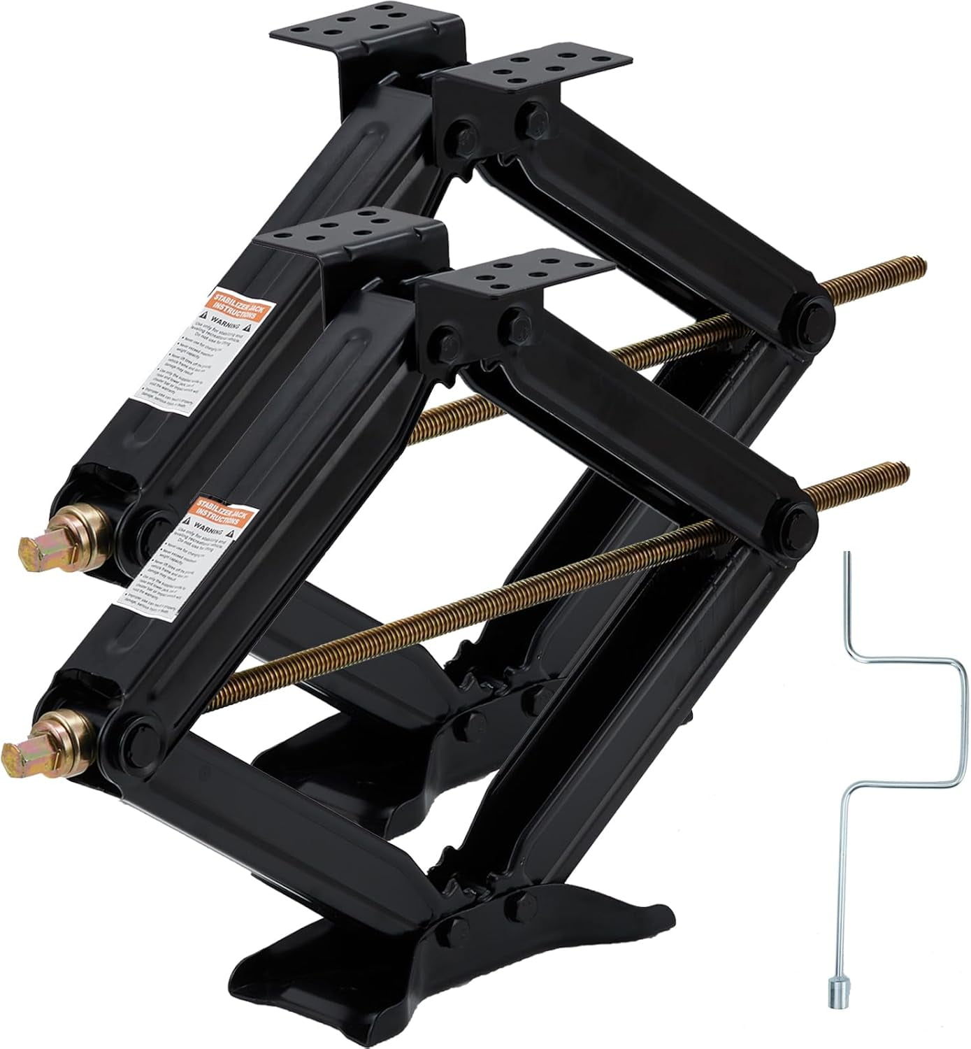 2-Pack 7500 LBS Heavy Duty RV Stabilizer Jacks, 24