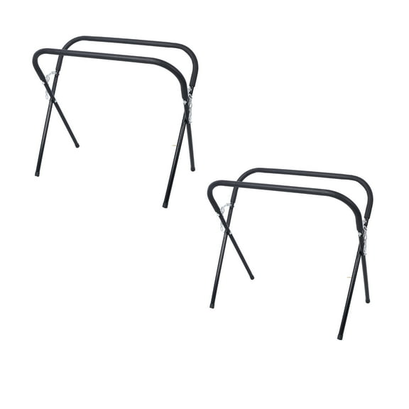 2-Pack 750LBS Heavy-Duty Folding Work Stand – Adjustable, Padded Workbench for Bumpers, Doors, Hoods & Auto Body Panels – Portable Garage Repair Stand for Shops & DIY