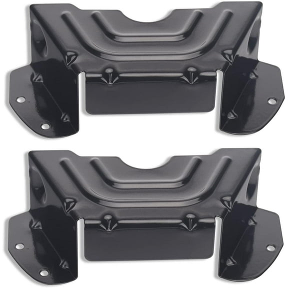 (2 Pack) 783-06424A-0637 Lawn Mower Parts 783-06424A Black Deck Belt Cover Fits 42" 46" Deck Spindle Pulley Belt Guard Cover Compatible with MTD &Troy-Bilt& Craftsma Stamped Deck 19B40012