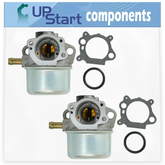 2-Pack 799868 Carburetor Replacement for Craftsman 917376430 Lawn Mower - Compatible with 498170 Carburetor