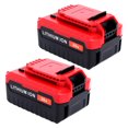 thumbnail image 2 of 2-Pack 8.0Ah Lithium-Ion Battery For PORTER CABLE 20V Max Tools – Replaces PCC680L, PCC685L, PCC682L – With LED Indicator 2 of 2