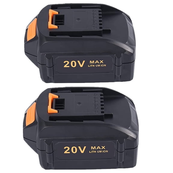 2-Pack 8.0Ah Battery Replacement for Worx 20V Battery Power Share WA3575 WA3525 WA3578 WA3520 WA3742 WG155s WG251s WG890 WG890 WG891