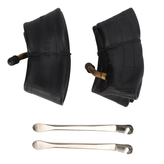 2 Pack 8 1/2x2 Curved Inner Tube + Tyre Tool Inflatable Thickened Reinforced Inner Tube for M365 Electric Scooter,8 1/2x2 Inner Tube,Inner Tube with Curved Stem