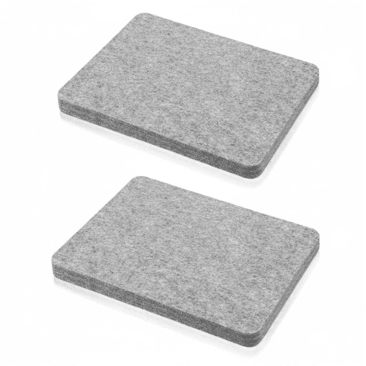 2 Pack 8x10 Inch Needle Felting Pad | Grey Wool Felting Sponge Mat | for Needle Felting Supplies, DIY Craft & Wool Art Projects