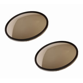 Mytee Products (2 Pack) 8.5" Convex Off-Set Mirror - Center Mount, L Bracket Included For Easy Replacement, Replaces Oem: 97814