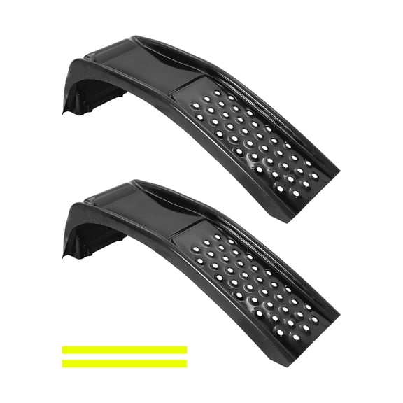 2 Pack-8 Inch 8000 lbs Capacity Car Ramp for Oil Change Lift Sturdy Steel vehicle Ramps–for Cars, Trucks, SUVs–Repair, Maintenance–Black