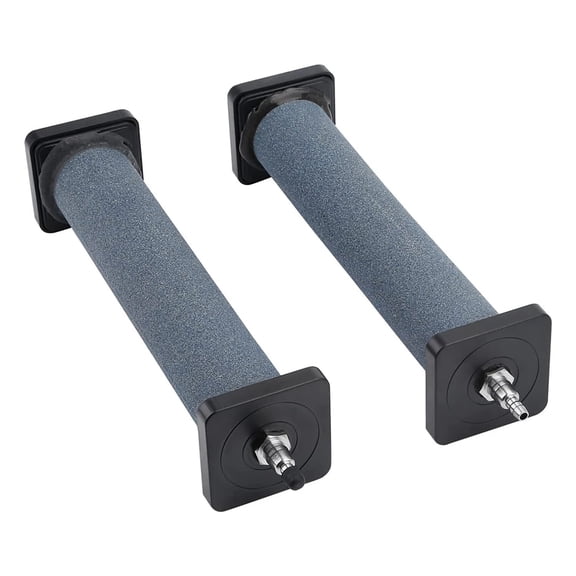 2 Pack 8 Inch Air Stone Bubble Diffuser, Large Aquarium Airstone Aerator for Fish Tanks, Ponds and Hydroponics