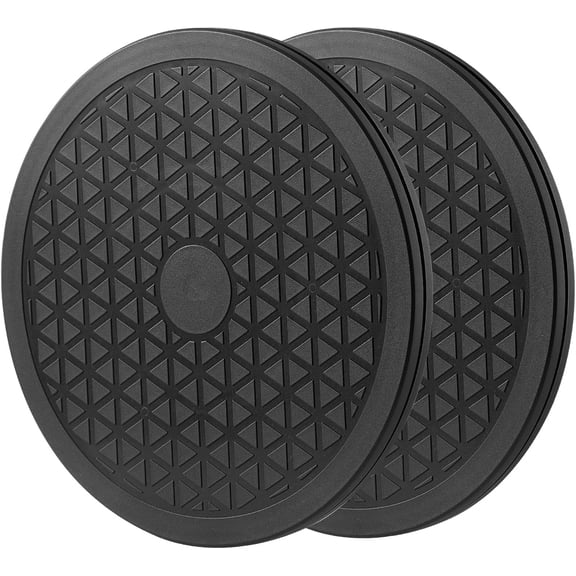 2 Pack 8 Inch Heavy Duty Lazy Susan Rotating Swivel Stand, 360° Rotation with Steel Ball Bearings for Monitor, TV, Potted Plants, Crafts & Model Base