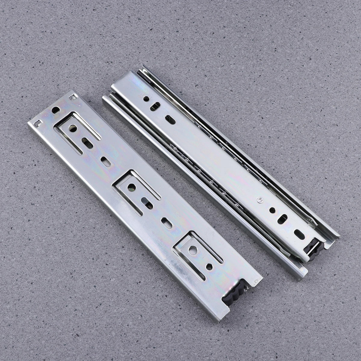 2 Pack 8-Inch Steel Bearing Drawer Slides Heavy Duty Smooth Sliding ...