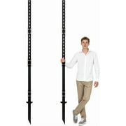 6 Ft Heavy Duty Metal Yard Sign Stake – Rustproof Aluminum/Steel Post For Outdoor Signs | Fits 10-18 Inch Signs, Includes Hardware