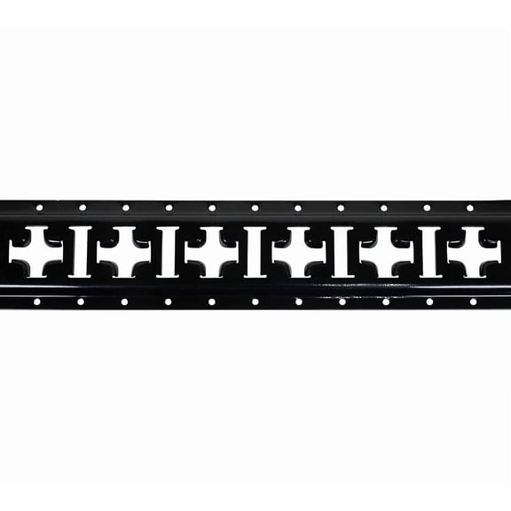 2 Pack 8' X Track Tie Down Rail, ETrack Rail with Horizontal & Vertical Slots, Galvanized Finish - 12 Gauge Steel, Allows use of E-Track Straps in Horizontal or Vertical Alignment