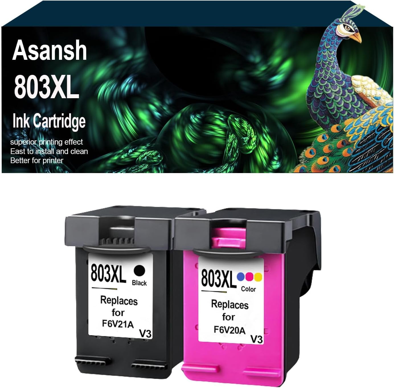 Amazon.com: 123XL 123 Ink Cartridges Compatible for HP 123XL