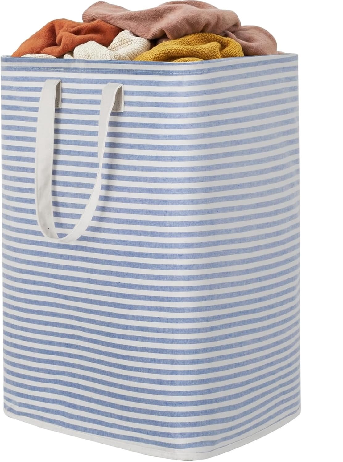 2 Pack 80L Collapsible Laundry Baskets, Waterproof Freestanding Clothes Hamper with Reinforced Handles, 160L Total for Bedroom & Laundry Room