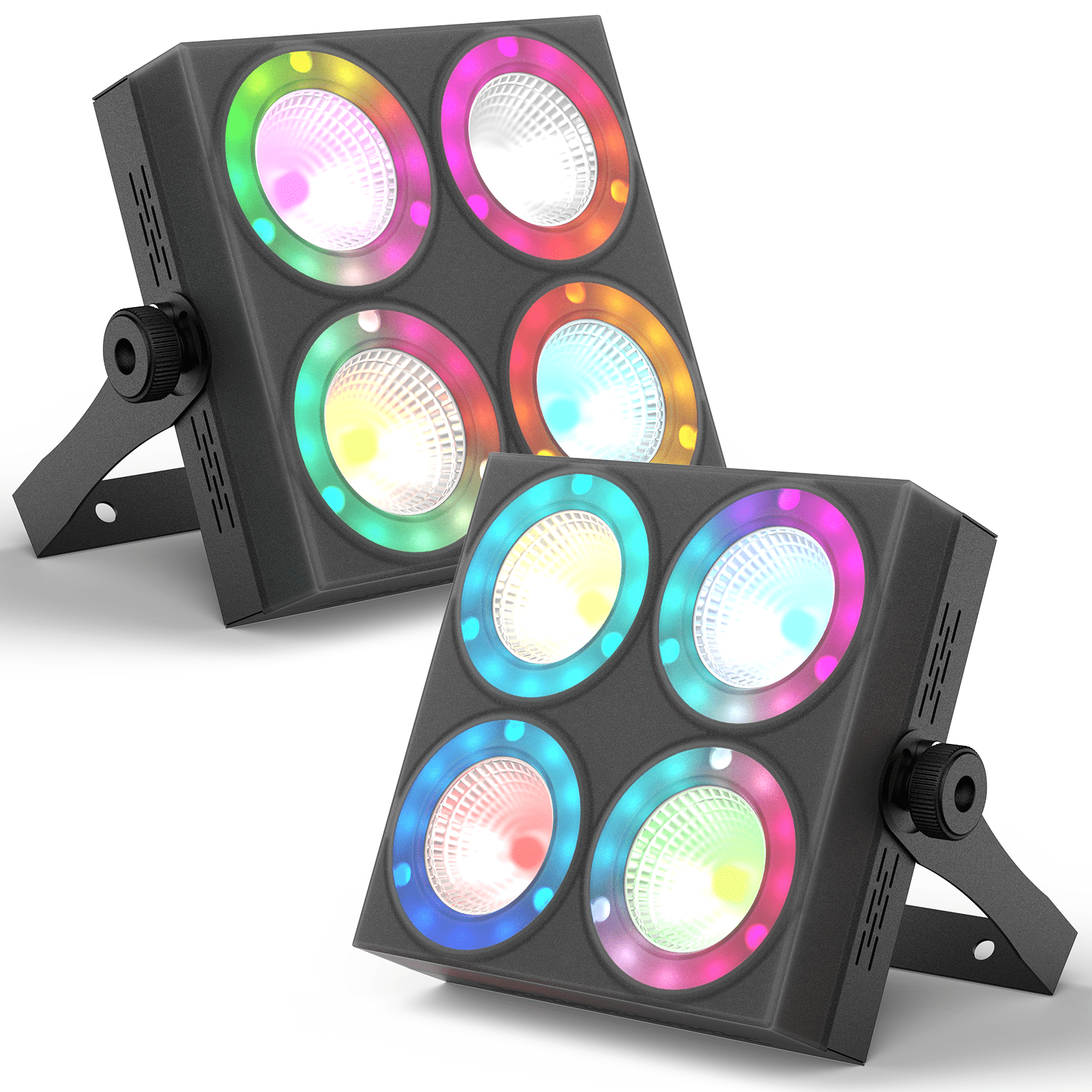 American DJ DISCO ROTATOR SPINNER ROTO BALLS TRI LED Dual