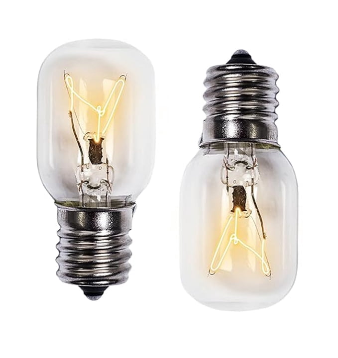 8206232A Bulb 40w 125v Microwave Oven Light, 2 Pack, E17 - Walmart.com