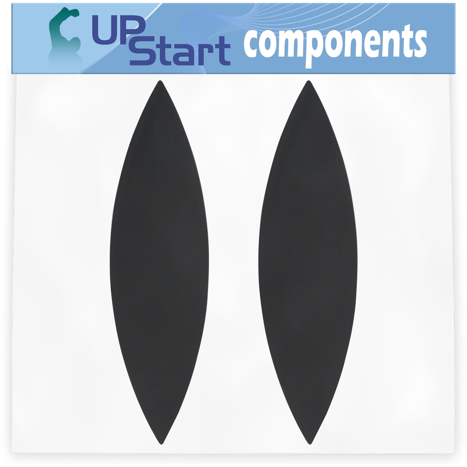 2-Pack 8559751 Door Handle Replacement for Kenmore / Sears 11095862401 Dryer - Compatible with 8559751 Handle - UpStart Components Brand